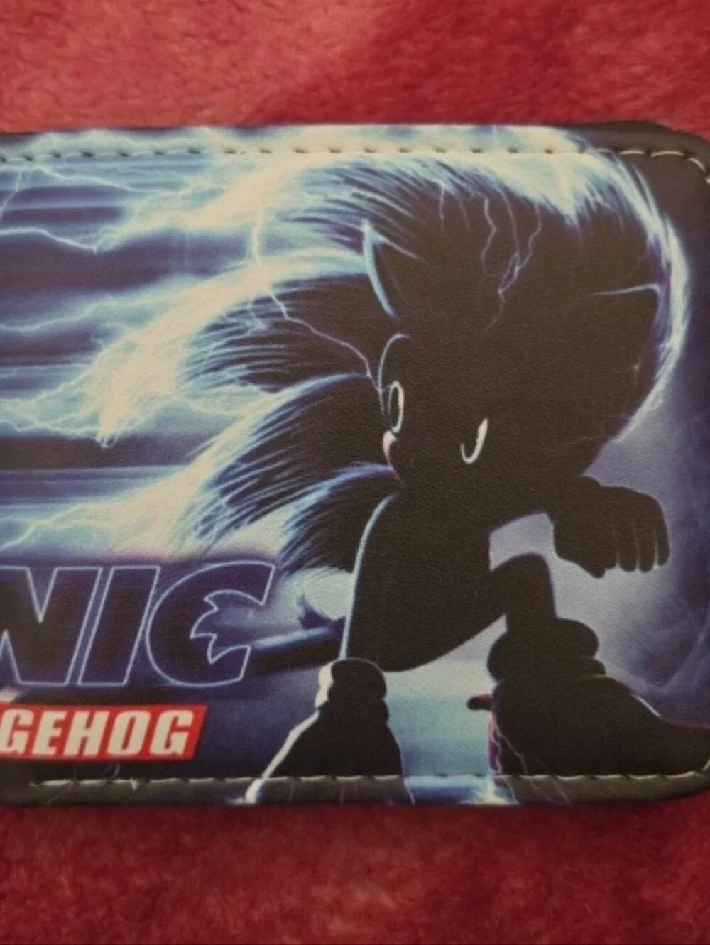 New sonic the hedgehog anime manga leather wallet